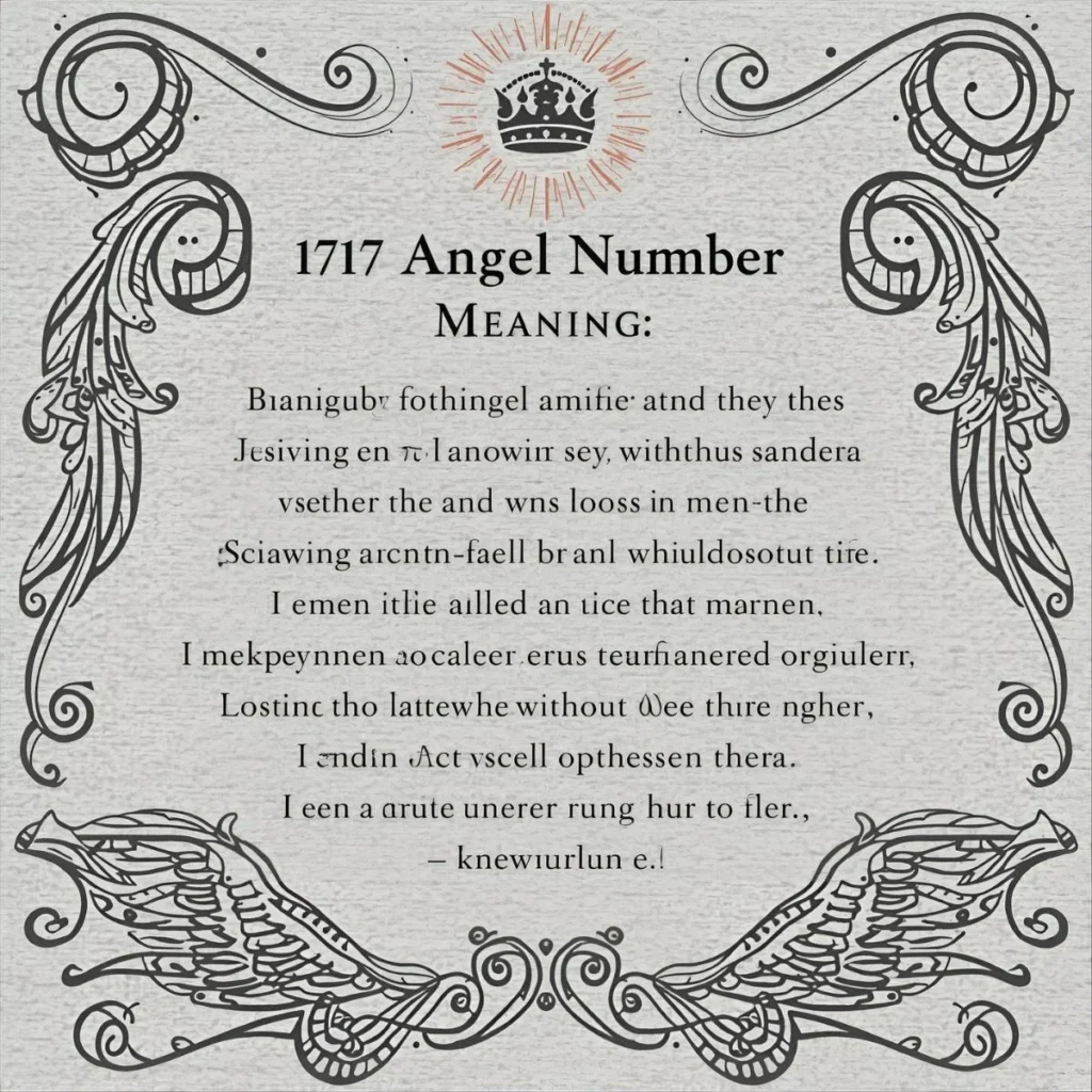1717 Angel Number Meaning