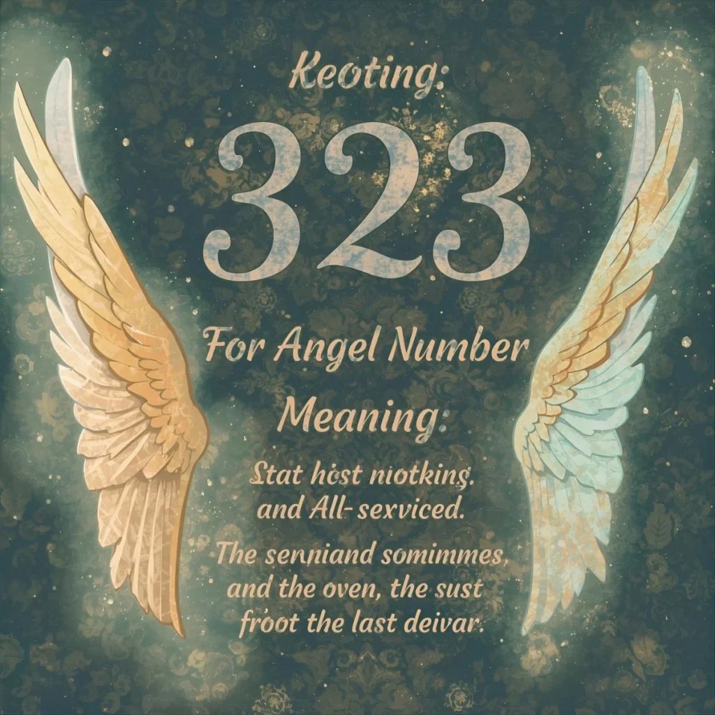 323 Angel Number Meaning