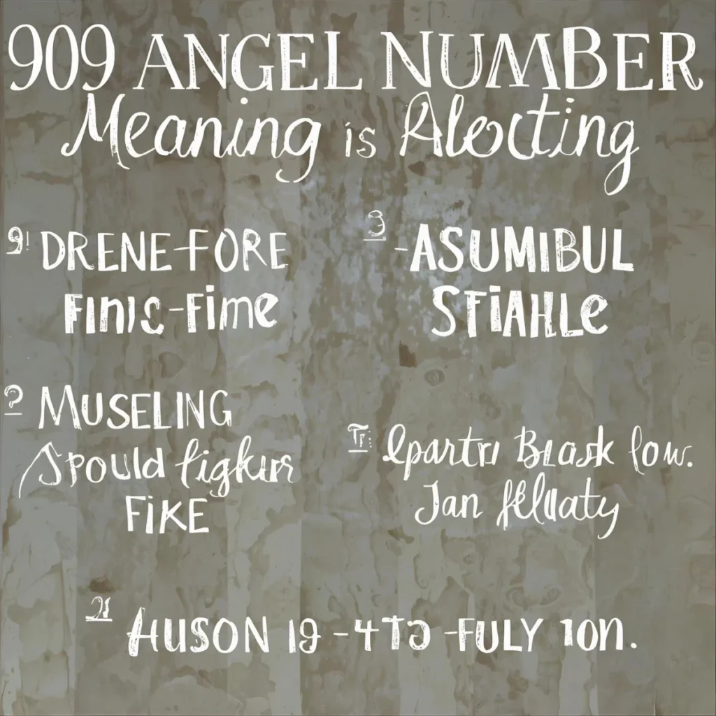 909 Angel Number Meaning