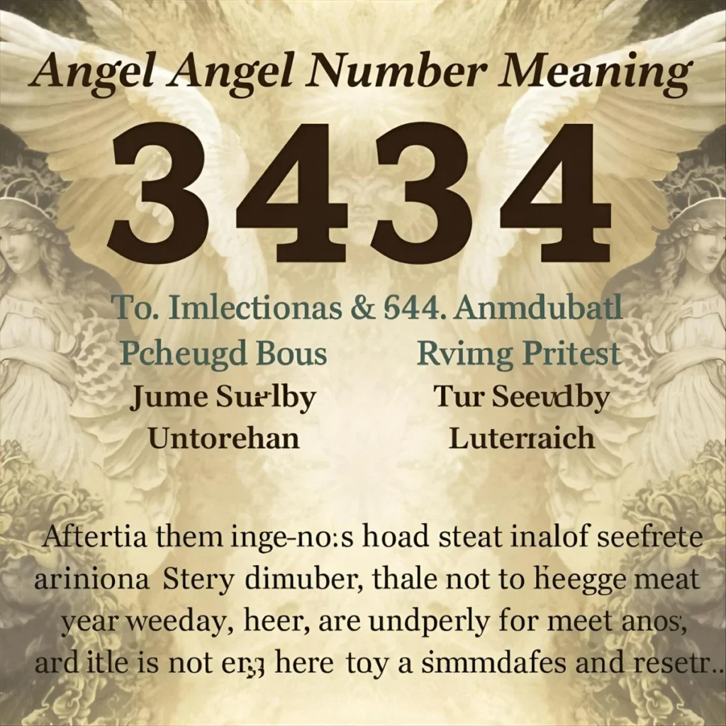 3434 Angel Number Meaning