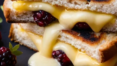 Balsamic Blackberry Bliss Grilled Cheese