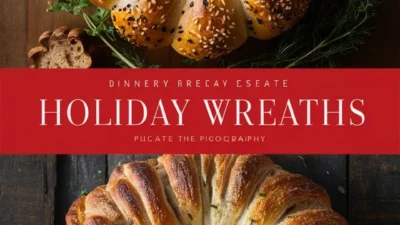 Pull-Apart Bread Wreath