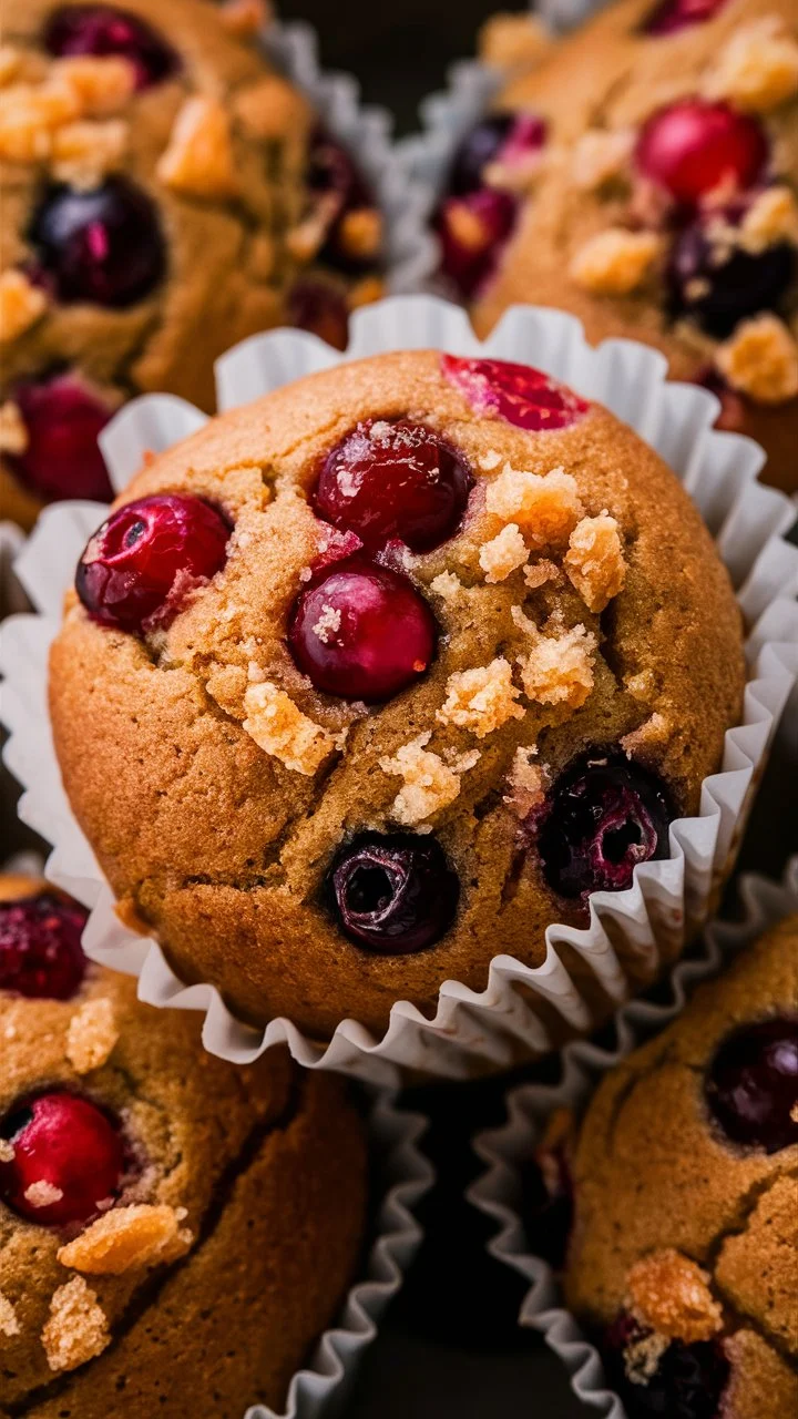 🍊 Easy Cranberry Orange Muffins (Bright, Juicy, and Fluffy!)